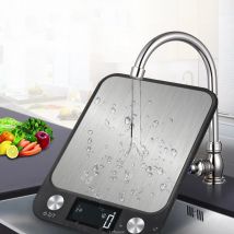 Bilancia da cucina 15Kg/1g Bilancia per alimenti Bilancia per caffè Bilancia digitale elettronica intelligente Design in acciaio inossidabile per cucinare e cuocere al forno