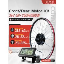 Electric Bike Conversion Kit 36V48V 350W 500W Front Rear Wheel Hub Motor 20-29inch мотор для велосипеда For Ebike Conversion Kit