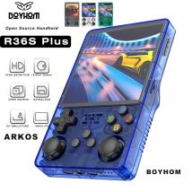 2025 NEW 4"IPS Big Screen R36S Plus Retro Handheld Game Console Linux 64-bit System RK3326 Portable Pocket ARKOS 2.0 R36SPLUS