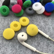 20 stücke Headset Ohr Pad Schaum 18mm Farbe Schwamm Bluetooth Headset Ersatz Headset Ohr Pad Abdeckung MP3 MP4 Handy