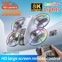 K200 MAX Drone Large Screen 5KM 8K Optical Flow Positioning GPS Brushless Motor Electric HD Obstacle 2.4G Avoidance Quadcopters