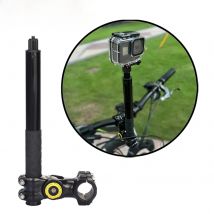 Supporto per manubrio moto Regolazione invisibile Selfie Stick Monopiede per bicicletta per GoPro DJI Insta360 One R Accessorio per fotocamera
