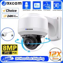 4K 8MP Outdoor IP66 PTZ Dome IP Kamera POE 5MP 10X Optischer Zoom Bewegungserkennung Nachtsicht Audio CCTV sicherheit Kamera P2P