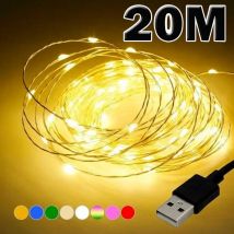 LED-Lichterkette für Feen, Glühwürmchen-Lichterkette, Bastellichter, warmweiße LED-Lichterkette für Zuhause, Festival-Dekoration