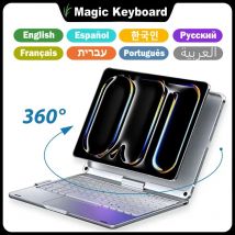 360 ° magische Tastaturhülle für iPad Air 11 13 2025 11. Generation A16 10. Generation 10.9 7/8/9. Air 4 5 Folio für iPad Pro 11 12.9 13