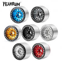 YEAHRUN 4Pcs lega di metallo 1.9 pollici Beadlock cerchioni mozzo 35mm per Axial SCX10 D90 TRX-4 1/10 RC Crawler Car Model Upgrade Parts