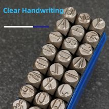 2/3/4/5/6/8mm Alphabete Druck Werkzeuge Kreative Leder Handgemachte Carving Werkzeug DIY Schmuck Handwerk Präge Stempel Logo Anpassen