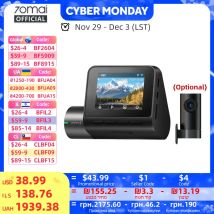 Global 70mai Dash Cam A200 Dual-channel Record 1080P HDR 2'' IPS Screen 24H Parking Monitor 70mai Car DVR A200 WIFI APP 130° FOV