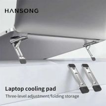 Tragbarer Laptop-Ständer aus Aluminiumlegierung, Mini-Klapphalter, 1/2 Stück, Anpassung, Notebook-Halterung, Zubehör für MacBook-Handy