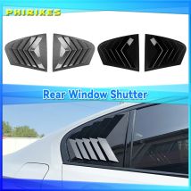 2PCS For BMW 5 Series G30 2018-2023 Car Rear Window Quarter Louver Cover Side Vent Shutter Trim Scoop ABS Accessories Parts