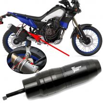 Für yamaha tenere700 tenere 700 2019 2020 2021 2022 motorrad zubehör sturzs chutz auspuff schieber crash pad schieber