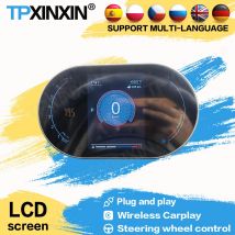 12,3 Digitale Leistung Display Dashboard Geschwindigkeit Tabelle Auto Virtuelle Für BMW MINI F54 F55 F56 F57 R56 R60 2007 ~ 2014 Meter Bildschirm