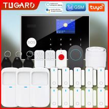Sistema di allarme wireless WiFi GSM Smart Home: include sensore di movimento porta, voce Alexa, controllo app Tuya 433 MHz