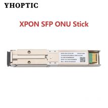 XPON SFP ONU  Stick 1310nm/1490nm DM Pon Module 20km Compatible with OLT ONU Mac MSC Connector for Broadband Communication