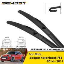 Spazzole tergicristallo per auto per Mini cooper hatchback F56 2014-2017 parabrezza parabrezza lame per finestrini anteriori 19 "+ 18" accessori per auto