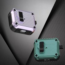 Sicherheitsschloss-Abdeckung für AirPods Pro 3, Kohlefaser-Hülle für AirPods Pro3, Anti-Fall-Hülle, stoßfeste Abdeckung für Airpods 3 Fundas
