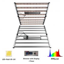 600 W 800 W 1000 W LED-Wachstumslichtleiste, volles Spektrum, professionelle hohe PPF-Digitalanzeige, Dimmen für Gewächshaus-Hydrokulturpflanzen