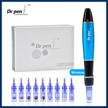 Wireless Dr Pen A1 Microneedling Pen with Cartidges Kit Derma Pen Auto Micro Needles Mesotherapy Device Face Skin Care