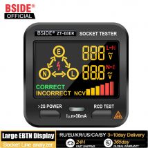 BSIDE Steckdose Tester Smart Spannung Detektor Outlet Checker RCD GFCI Test NCV Live Neuter draht Test EU UNS UK Stecker Meter