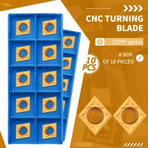 10Pcs CCMT09T304-HMP NC3030 CCMT09T308 High Quality Numerical Control Inserts Lathe Tools Turning Steel Processing Wear Resistan