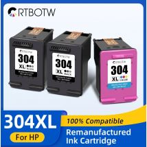 Reemplazo de cartucho de tinta 304XL para impresora HP 304 HP304 Compatible Deskjet 2600 3700 5000 series 2620 3720 3755 5010 5055 Envy
