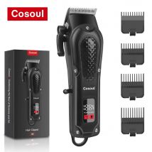 Cosoul Haarschneidemaschine, wiederaufladbarer Haarschneider, Rasierer, Haarschnitt, Haarschneidemaschine für Haarschneider, Friseur, kompakte Größe