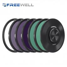 Freewell M2 Magnetic Quick Swap 5 Pack ND8,ND64,ND1000,CPL and UV Filters with Magnetic Lens Cap Camera Photography accessories