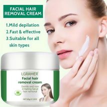 Aloe Vera Schnelle Haarentfernungscreme, 60 g, schmerzlos, Achsel, Körper, Gesicht, private Bereiche, Haare entfernen, Enthaarungswachs, Frauen, Männer, Hautpflege
