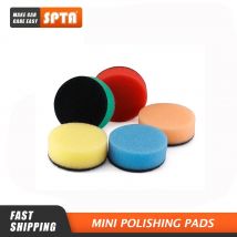 SPTA 5 Stück 1 Zoll (30 mm) 2 Zoll (50 mm) Mini-Polierschwamm-Schaumstoff-Pads für Auto-Rorary-Bohrer-Detaillierungs-Polier-Set