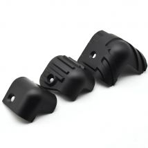 8pcs Black Guitar AMP Stage Speaker Cabinet Corner Protectors 2 Hole Amplifier Corner Plastic