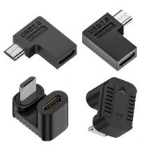 Connettore adattatore da USB tipo C femmina a Micro USB maschio da 90/180 gradi adattatore per caricabatterie Micro USB di tipo C per Xiaomi Huawei Samsung