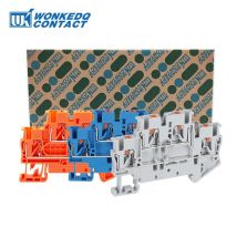 Morsettiera su guida Din PTTB 2.5 connettore elettrico a doppio livello Push-in 2 strati 2,5mm ² cavo di collegamento PTTB2.5
