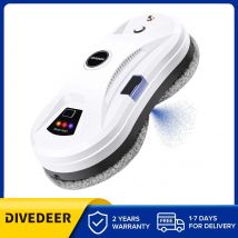 DIVEDEER Robot de limpieza de ventanas rociador de agua Robot de ventana eléctrico ultrafino aspirador para el hogar