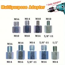 Adattatore multiuso da 1 pz da M14 a M10 o M14 a 5/8-11 o 5/8-11 a M14 Convertitore filettato universale per ruota e disco per lucidatura