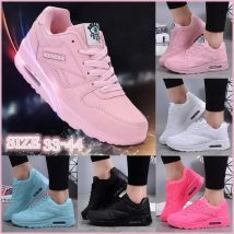 Frauen Mode Turnschuhe Air Kissen Sport Schuhe Pu Leder Blau Schuhe Weiß Rosa Outdoor Walking Jogging Schuhe Weibliche Trainer