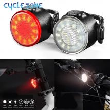 Ładowalna lampka rowerowa Mini nocne ostrzeżenie o bezpieczeństwie Tylne światło Przednia tylna lampa rowerowa LED Podświetlenie Tylne światło do jazdy Światło rowerowe