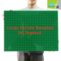 Piastra di base di grandi dimensioni 24 * 32 punti, blocchi di costruzione con base grande ad angolo retto Piastra di base del blocco di marca compatibile Duploed per bambini