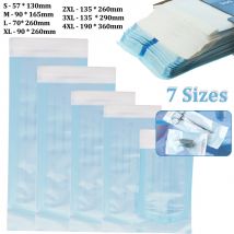 200 Stück selbstdichtende Sterilisationsbeutel für Nagelwerkzeuge, hochwertiges Papier, Einweg-Aufbewahrungsbeutel für Dental-Tattoo-Zubehör, Werkzeug-Aufbewahrungsbeutel