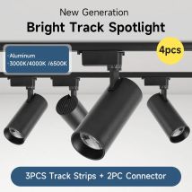 180-265V Track Light Set LED Ceiling Light 20W/30W/40W/50WTrack Lamp Spotlight Ceiling Light COB Rail Lighting LED Lights Room