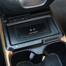 Auto-Wireless-Ladegerät, Telefon-Ladegerät, 15 W, Schnellladegerät, Ladepad, Platte, Telefonhalter für Honda CRV 2017 2018 2019 2020