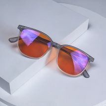 SHINU Rot getönte Brille für den Computer- und Telefongebrauch, Blaulichtfilterbrille mit roten Gläsern für den Schlaf, Computerbrille