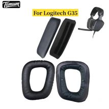 1 Paar Ersatz-Ohrpolster für Logitech G35 Kopfhörer, weichere Protein-Leder-Ohrpolster