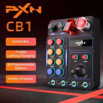 NEUE PXN CB1 Simulator Rennen Zentrale Steuerung Box Multifunktionale Schlüssel Control Box RGB Für EURO Lkw Simulator Racing Spiel Custom