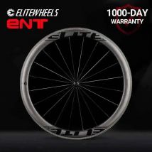 ELITEWHEELS 700c Rennrad Carbon-Laufradsatz ENT UD Matt Fahrradlaufräder Tubeless Ready UCI-Qualität Carbonfaser-Felgen für Radsport
