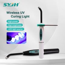 SYJH Dental 5W LED Curing Lamp Resin Cure Light 5s/3mm Wireless Rechargeable Dental Photopolymerizer Lamp Dentist Equipment