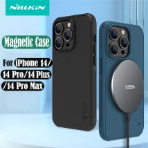 Nillkin-funda magnética para iPhone 14 Pro Max, carcasa trasera con marco de TPU suave para iPhone 14 Pro Plus
