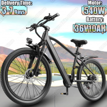 Electric Bike 540W Peak Power Brushless Motor 36V10AH Lithium Battery Electric Bicycle Adult with NFC Function 26inch Tire Ebike