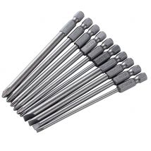 10 teile/los Hex Kreuzkopf Schrauben dreher Bits Sechs kant schaft elektrische lange Schrauben dreher Bit Set Torx Bohrer Kit Elektro werkzeug Zubehör neu