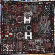 POBING 30 % Seide, 70 % Kaschmir-Schal für Damen, handgerollte Buchstaben, quadratische Schals, Wraps, Bandana, große Hijabs, weiblicher Foulard, 135 cm