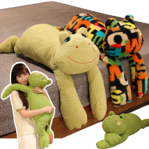 1m riesige lange Arme Frosch Plüsch tier Wurf kissen gefüllt grüne Frösche Schule Nickerchen Schlaf kissen Freund Umarmung Kissen für Mädchen Geschenk